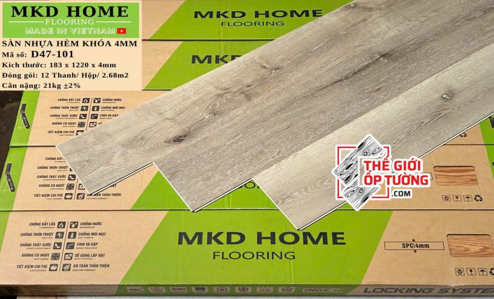 Sàn Gỗ Hèm Khóa SPC MIKADO 4mm - 101