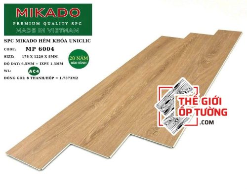 Sàn Gỗ Hèm Khóa SPC MIKADO 8mm - MP6004