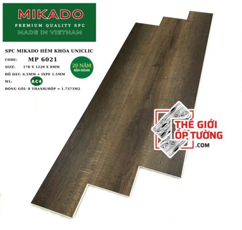 Sàn Gỗ Hèm Khóa SPC MIKADO 8mm - MP6021