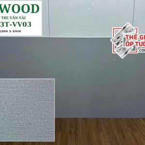 Tấm ốp tường than tre 8mm GPWood vân vải 03