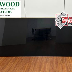 Tấm ốp tường than tre 8mm GPWood đen bóng DB