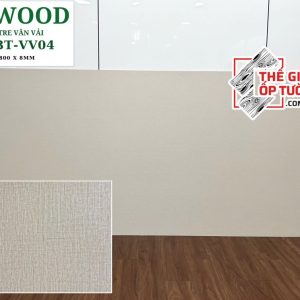 Tấm ốp tường than tre 8mm GPWood vân vải 04