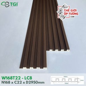 Ốp Gỗ Nhựa Nội Thất TGI - Lam 3 Sóng Thấp