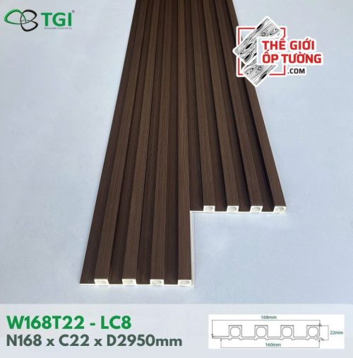 Ốp Gỗ Nhựa Nội Thất TGI - Lam 3 Sóng Thấp