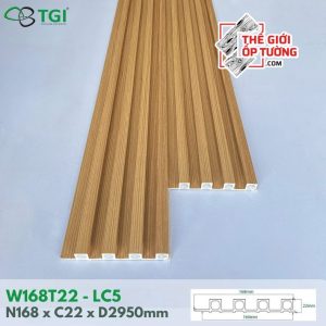 Ốp Gỗ Nhựa Nội Thất TGI - Lam 3 Sóng Thấp