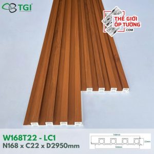 Ốp Gỗ Nhựa Nội Thất TGI - Lam 3 Sóng Thấp