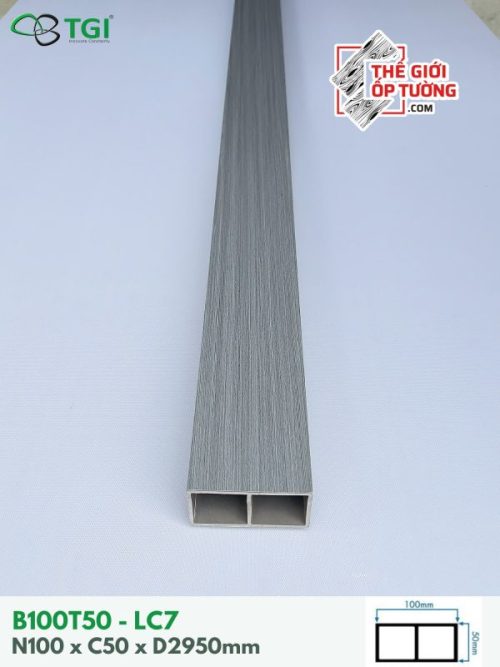 Ốp Gỗ Nhựa Nội Thất TGI - Thanh Lam Hộp 100x50