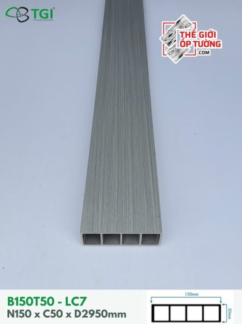 Ốp Gỗ Nhựa Nội Thất TGI - Thanh Lam Hộp 150x50