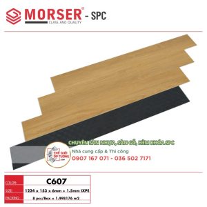 Sàn Gỗ Nhựa Hèm Khóa SPC Morser cao cấp C607