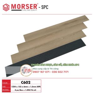 Sàn Gỗ Nhựa Hèm Khóa SPC Morser cao cấp C602