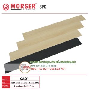 Sàn Gỗ Nhựa Hèm Khóa SPC Morser cao cấp C601