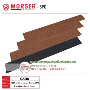 Sàn Gỗ Nhựa Hèm Khóa SPC Morser cao cấp C606