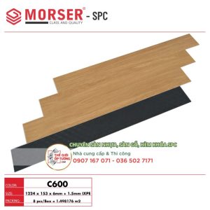 Sàn Gỗ Nhựa Hèm Khóa SPC Morser cao cấp C600