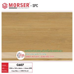Sàn Gỗ Nhựa Hèm Khóa SPC Morser cao cấp C607
