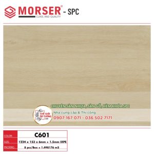 Sàn Gỗ Nhựa Hèm Khóa SPC Morser cao cấp C601