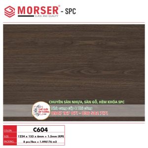 Sàn Gỗ Nhựa Hèm Khóa SPC Morser cao cấp C604