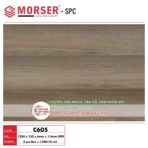 Sàn Gỗ Nhựa Hèm Khóa SPC Morser cao cấp C605