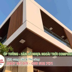 Ốp Tường Sàn Ngoài Trời Gỗ Nhựa Composite Hobi Wood