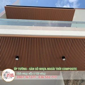 Tấm ốp gỗ nhựa composite ngoài trời