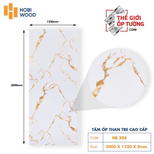 Ốp tường than tre HOBI cao cấp 204