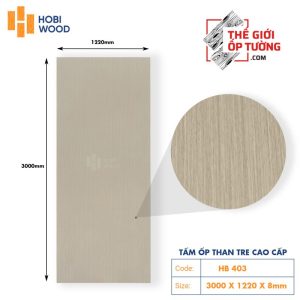 Ốp tường than tre HOBI cao cấp 403