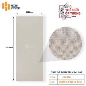 Ốp tường than tre HOBI cao cấp 406