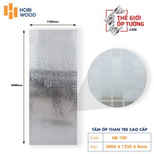 Ốp tường than tre HOBI cao cấp 100