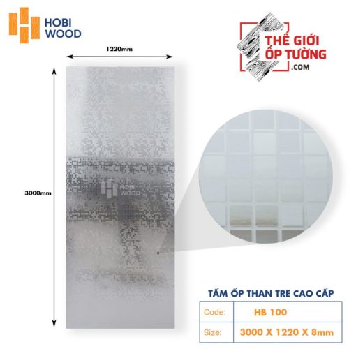 Ốp tường than tre HOBI cao cấp 100