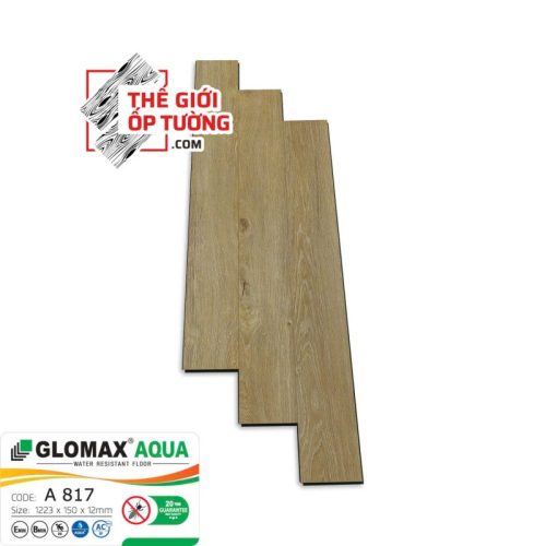Sàn Gỗ Chống Nước 12mm GLOMAX AQUA 817