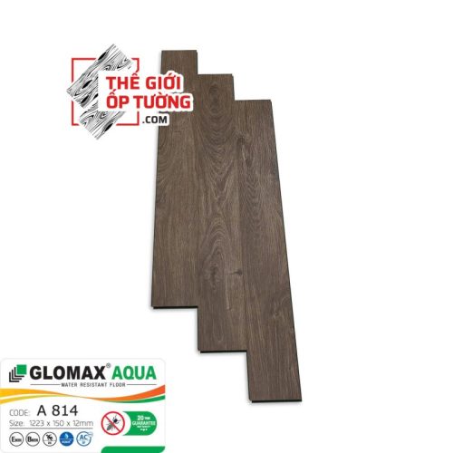 Sàn Gỗ Chống Nước 12mm GLOMAX AQUA 814