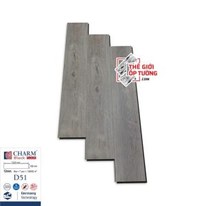 Sàn Gỗ Cốt Đen 12mm CHARM BLACK 51