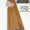 Lam Sóng Ốp Tường Phôi Than Tre Trang trí hiện đại – Chất liệu tự nhiên – Bền đẹp vượt trội Lam sóng ốp tường phôi than tre được làm từ bột than tre ép nhiệt với nhựa nguyên sinh, nổi bật với khả năng chống ẩm, chống mối mọt, ít cong vênh và bền màu theo thời gian. Thiết kế sóng nổi hiện đại, phủ vân gỗ sắc nét, tạo chiều sâu và điểm nhấn sang trọng cho tường vách.