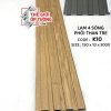 Lam sóng ốp tường phôi than tre - Lam 4 sóng