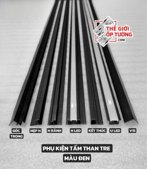 Phụ Kiện Tấm Ốp Tường Than Tre