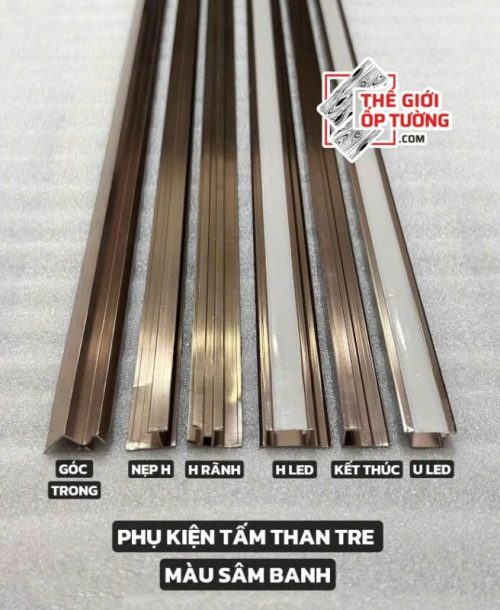 Phụ Kiện Tấm Ốp Tường Than Tre