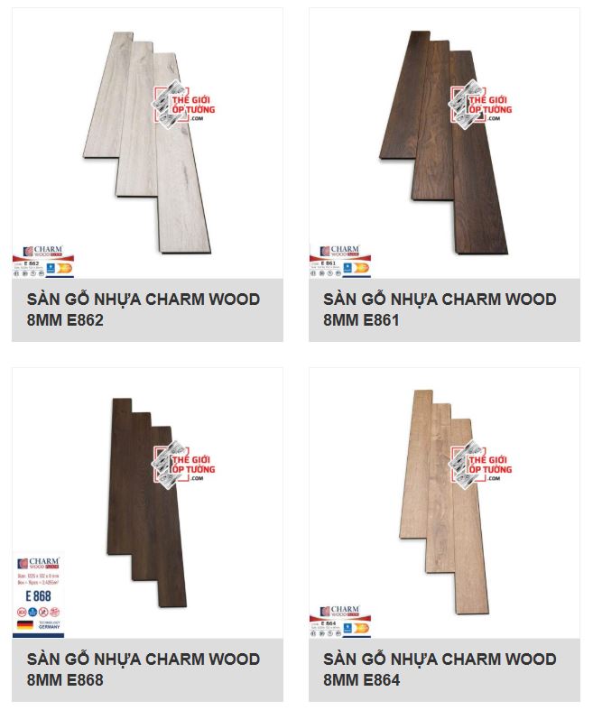 Sàn Gỗ Chống Nước 8mm CHARM WOOD