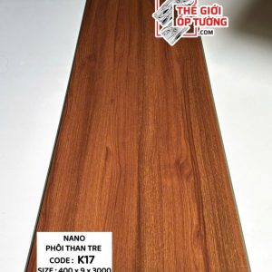 Tấm ốp tường nano phôi than tre K17