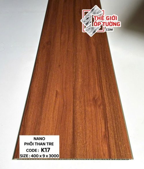 Tấm ốp tường nano phôi than tre K17