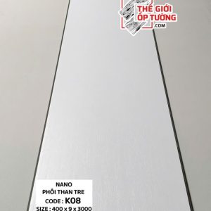 Tấm ốp tường nano phôi than tre K08