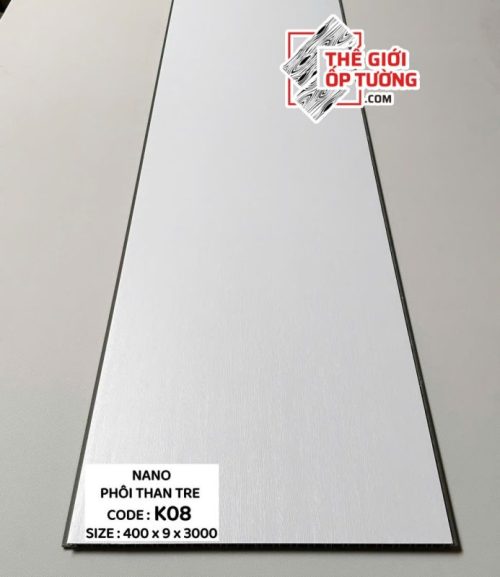 Tấm ốp tường nano phôi than tre K08