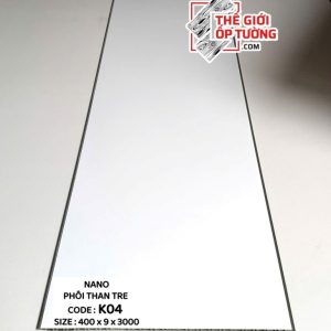Tấm ốp tường nano phôi than tre K04