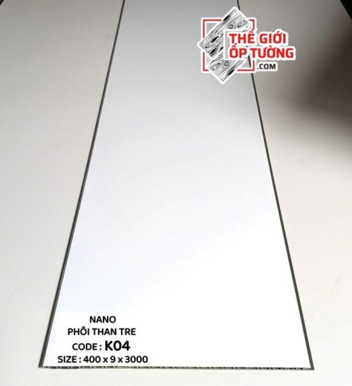 Tấm ốp tường nano phôi than tre K04