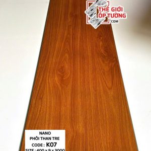 Tấm ốp tường nano phôi than tre K07