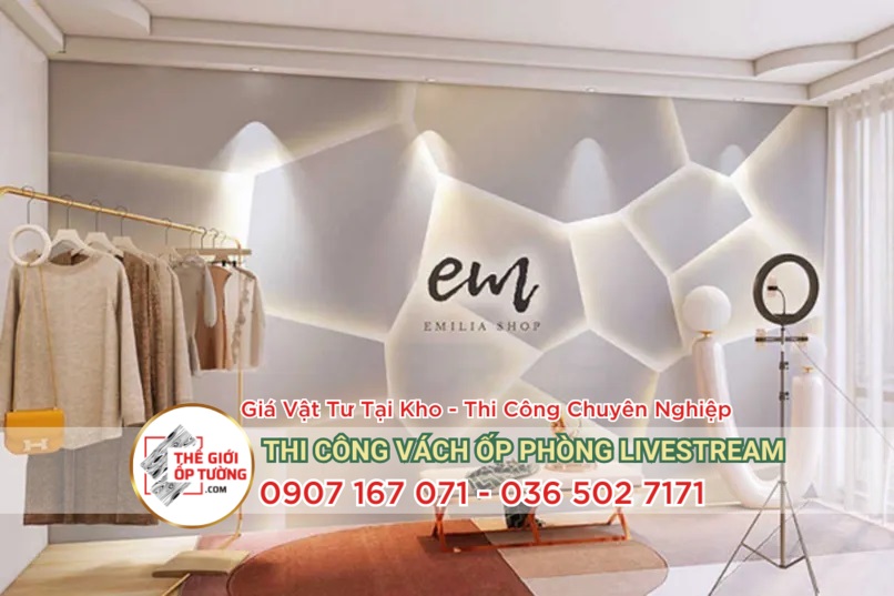 Phông Nền Livestream: Tranh In Hay Tấm Ốp Tường