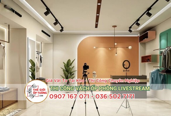 Gợi Ý Vật Liệu Ốp Phông Nền Livestream Tại TP.HCM - Đẹp Bền, Đáng Đầu Tư