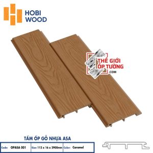 Ốp Gỗ Nhựa Composite Ngoài Trời ASA Hobi Wood