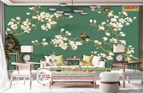 Tranh dán tường Indochine - in tranh dán tường theo yêu cầu 17