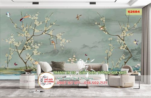 Tranh dán tường Indochine - in tranh dán tường theo yêu cầu 21