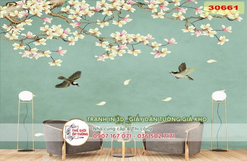 Tranh dán tường Indochine - in tranh dán tường theo yêu cầu 11