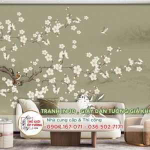 Tranh dán tường Indochine - in tranh dán tường theo yêu cầu 12
